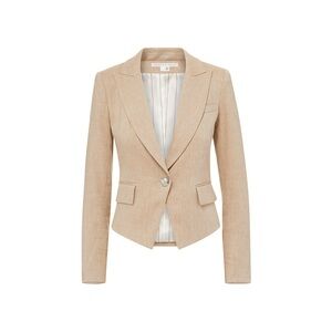 Hosanna Linen Dickey Jacket Khaki